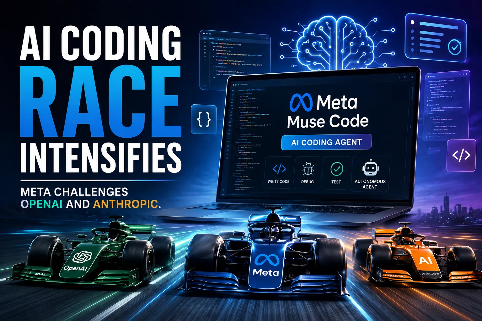 AI Coding Race Intensifies as Meta Challenges OpenAI and Anthropic